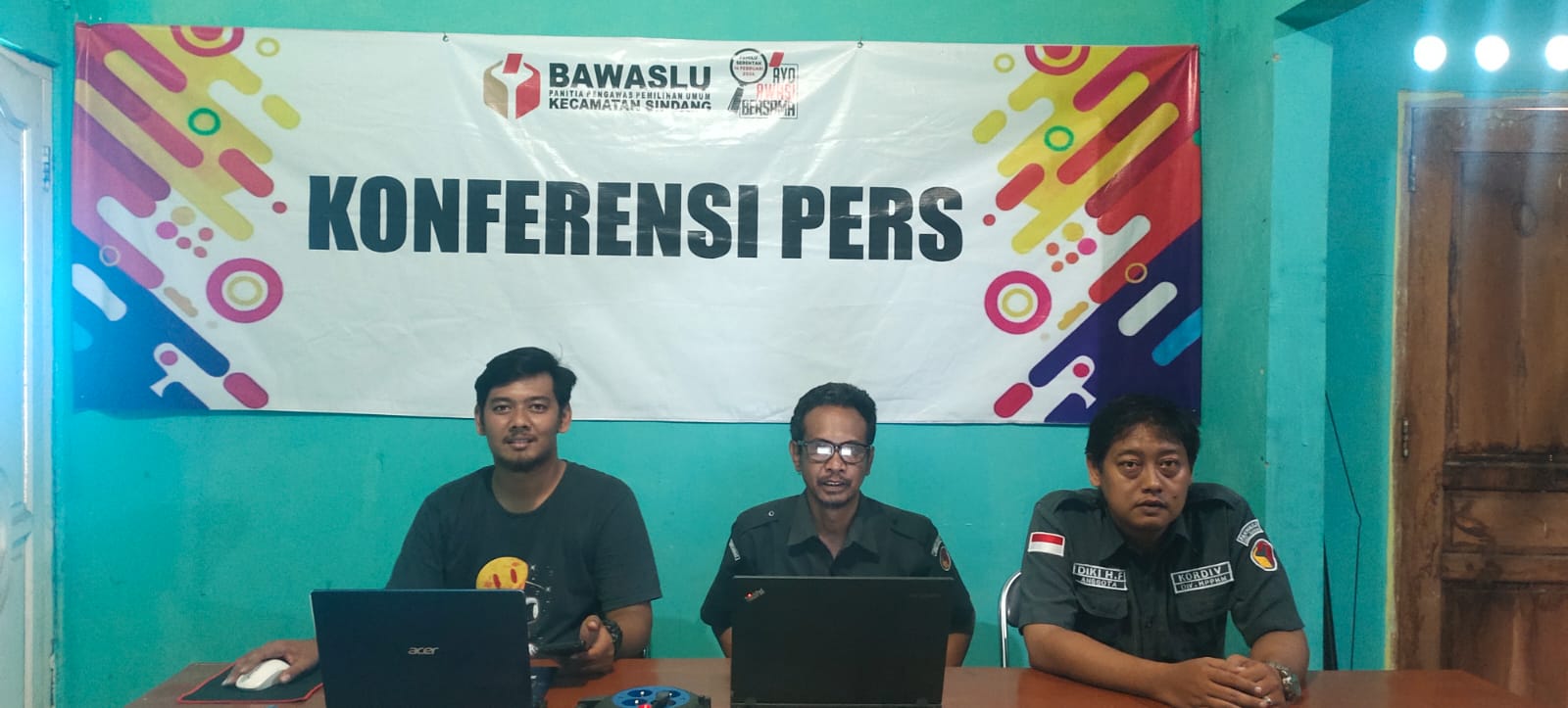 Ketua Panwaslu Kecamatan Sindang Pastikan Keamanan Logistik Pemilu 2024