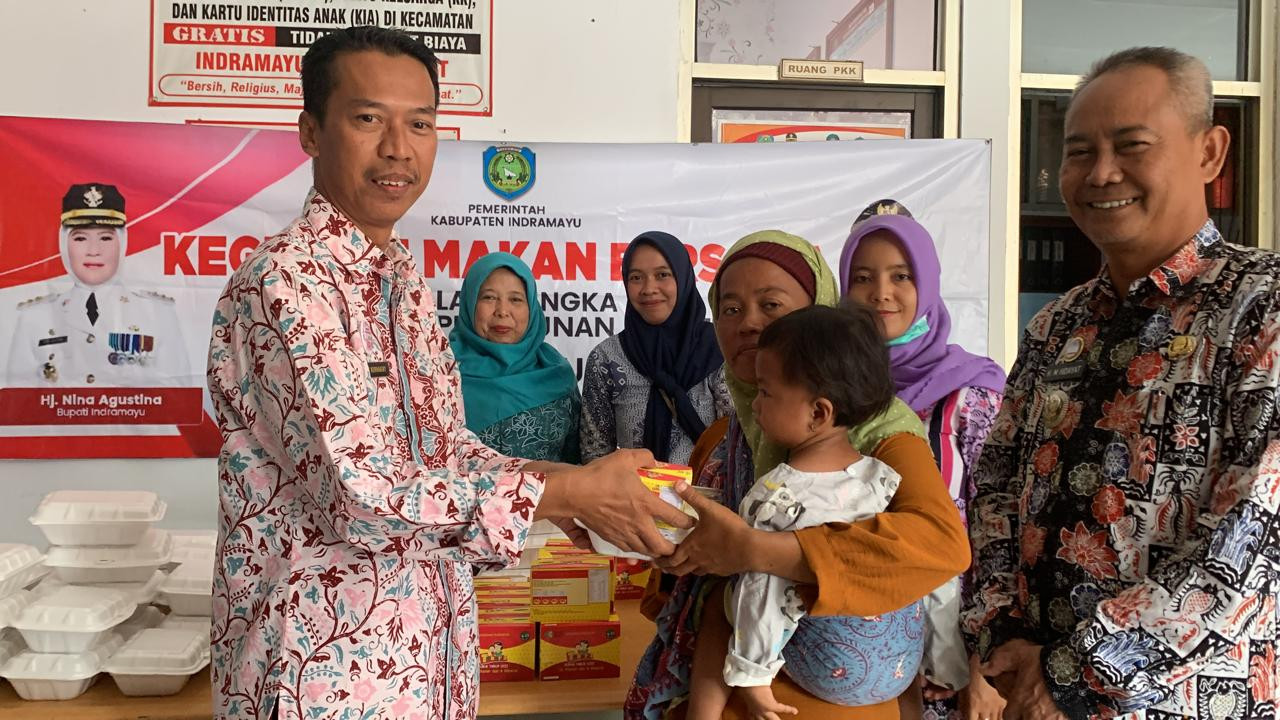 Penuhi Gizi Anak Stunting, Diskominfo Indramayu Perhatikan Takaran Gizi Anak Asuh