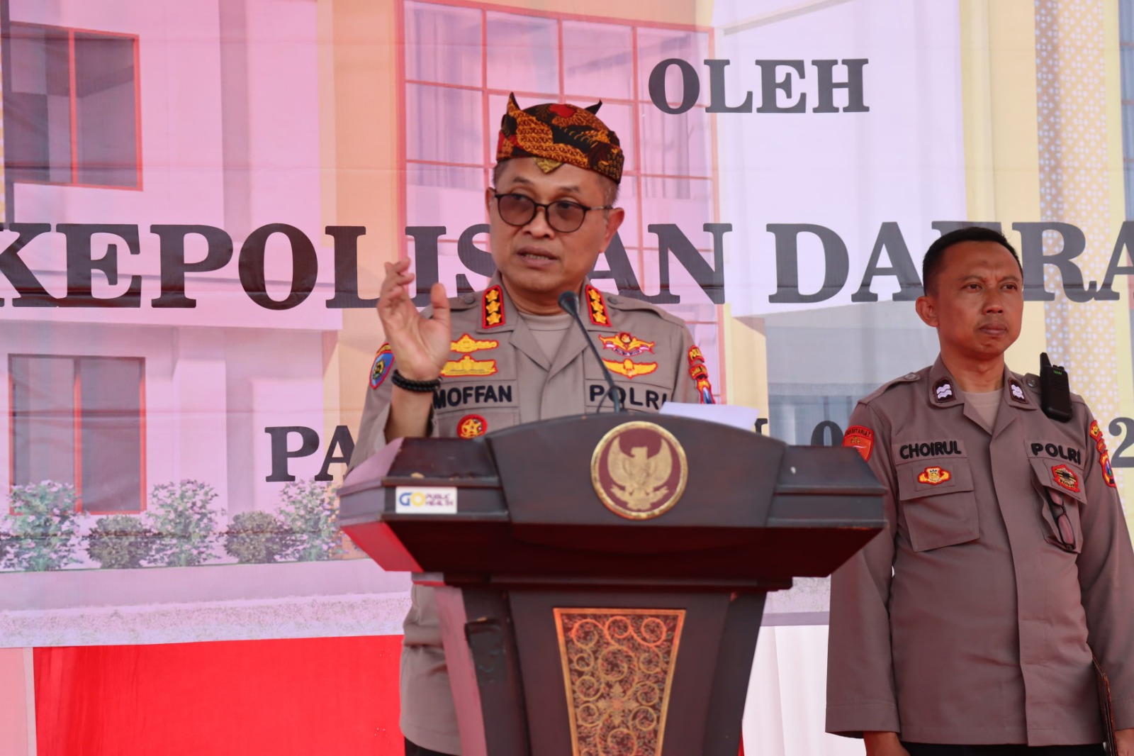 PeLetakkan Batu Pertama Pembangunan Mako Polres Pamekasan Di pinpin Langsung Irwada Polda Jatim