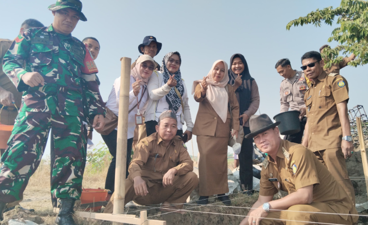 Tingkatkan produktivitas Pertanian, Bupati Indramayu dan Kementerian Pertanian RI Bangun Irigasi Pompa Air