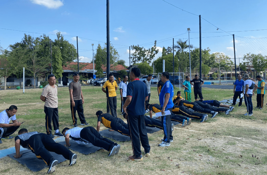 Jaga Kebugaran Dan Kesehatan Jasmani, Polres Pamekasan Gelar TKJ semester II tahun 2024