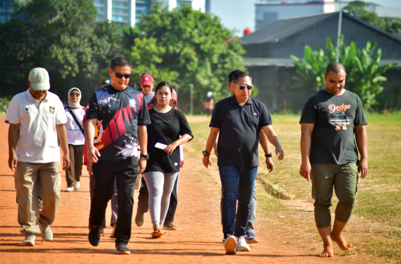 Keliling Sport Center, Pjs. Bupati Indramayu Tekankan Kebersihan dan Sarana Atlet