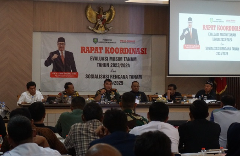 Sukseskan Rencana Tanam 2024/2025, Pemkab Indramayu Gelar Rakor Lintas Sektor