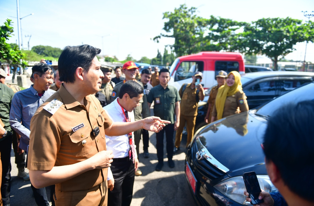 Lucky Hakim Pimpin Apel Kendaraan Dinas, 196 Kendaraan Masih Dicari