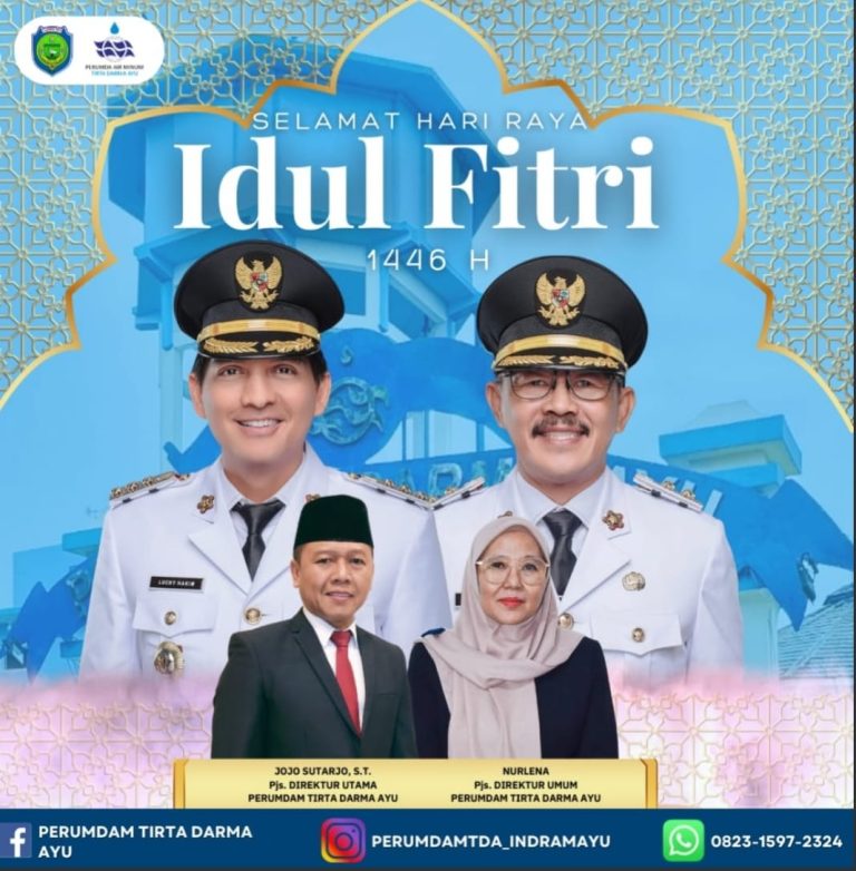 Perumdam Tirta Darma Ayu Ucapkan Selamat Hari Raya Idul Fitri 1 Syawal 1446 H