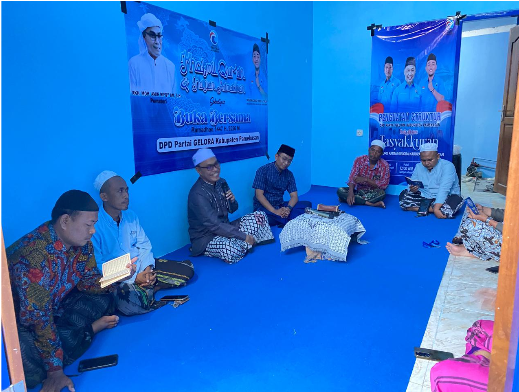 DPD Partai Gelora Pamekasan Gelar Khotmil Qur’an dan Kajian Ramadhan, Diakhiri Buka Bersama