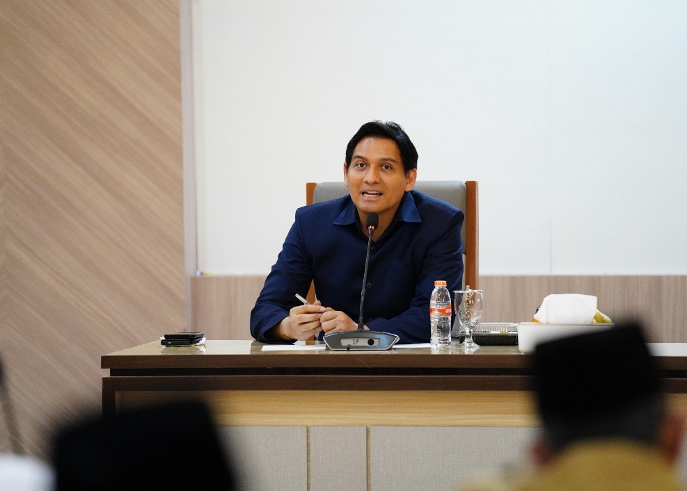 Rakor Bersama Kepala OPD dan Camat, Bupati Lucky Hakim Tekankan Sinergi Pembangunan