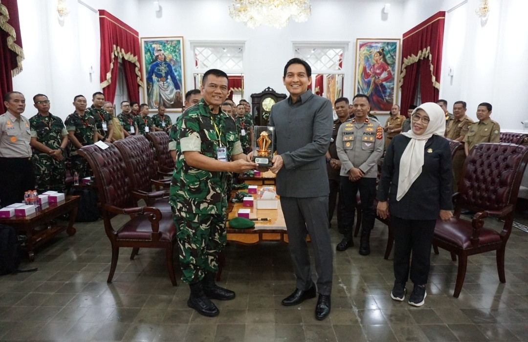 Jadi Pusat Pembelajaran Pertahanan Wilayah, Bupati Lucky Hakim Sambut Pasis SESKOAD