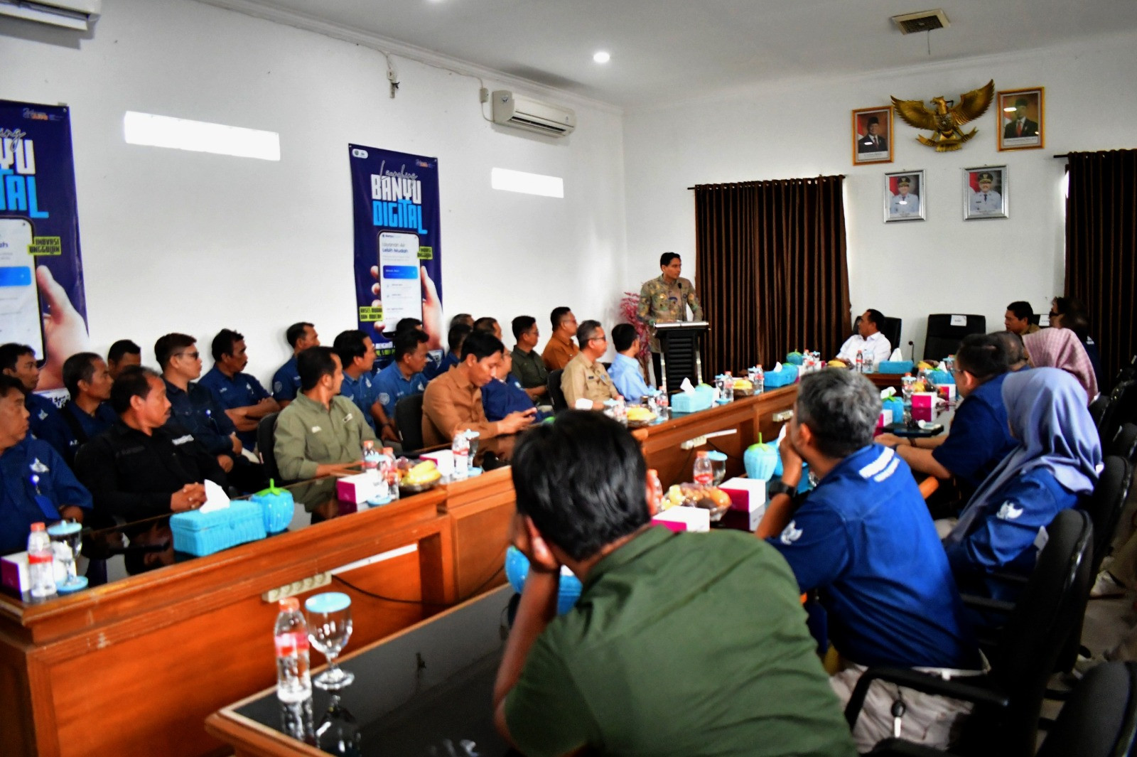 Perkuat Layanan Air Bersih Berbasis Digital, Bupati Lucky Hakim Luncurkan Aplikasi Banyu Digital