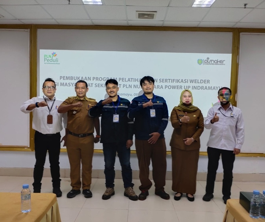 Sambut Kawasan Industri, PLN Nusantara Power dan Bupati Indramayu Cetak Welder Profesional