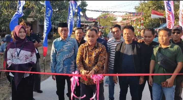 Penantian Panjang, Impian Warga Desa Temiyang Blok Rancawas Miliki Jalan Beton Terwujud