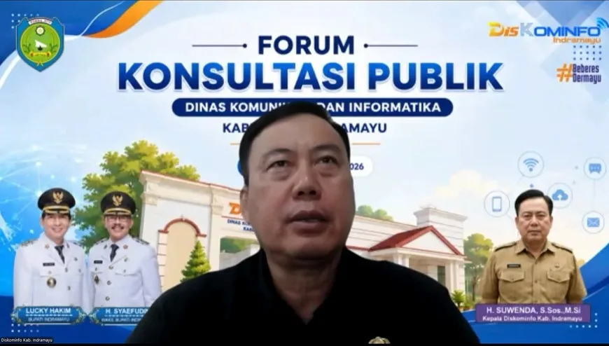 Tingkatkan Kualitas Pelayanan Publik, Diskominfo Indramayu Gelar Forum Konsultasi Publik 2026 secara Daring