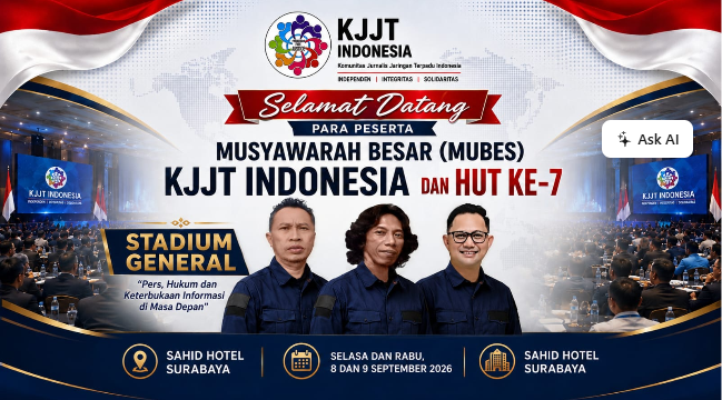 KJJT Indonesia Gelar Mubes dan Stadium General HUT Ke-7 di Surabaya